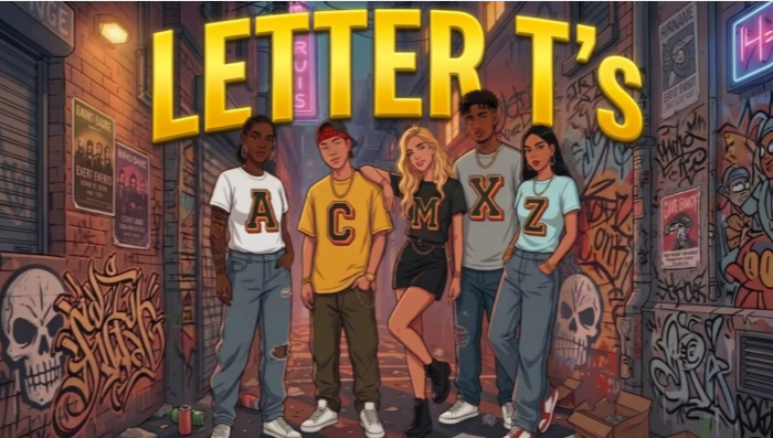 Letter Initial Themed T's