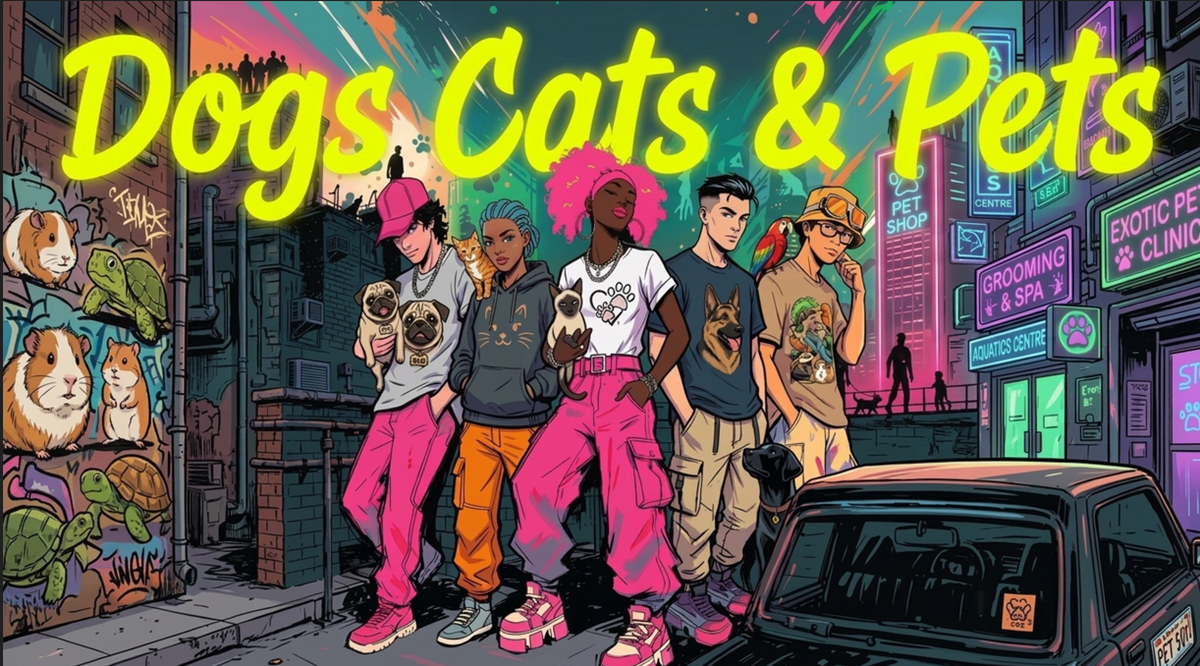 Dogs Cats & other Pet Themed T's