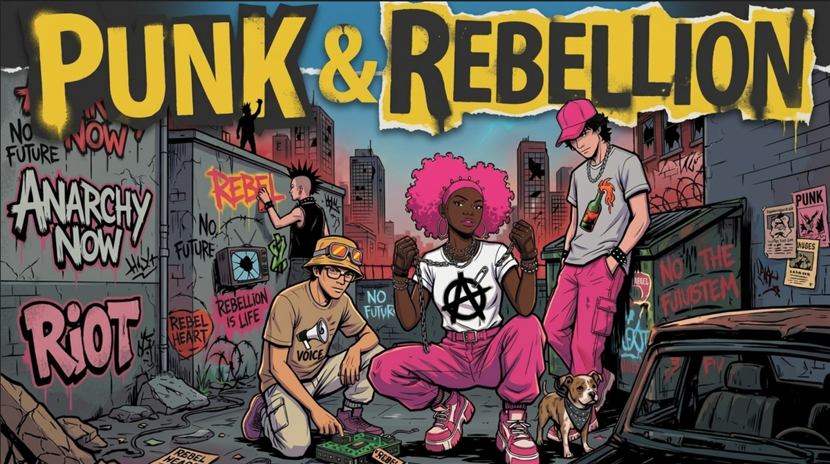 Punk & Rebellion Themed T's